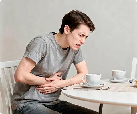Molestias después de comidas grasosas